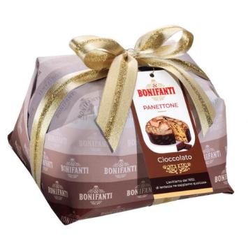 Panettone glassato met stukjes chocolade - con pezzi di cioccolato 1000 gram I08