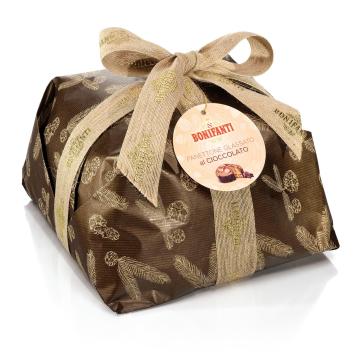Panettone Chocolade - glassato cioccolato 1000 gram i121